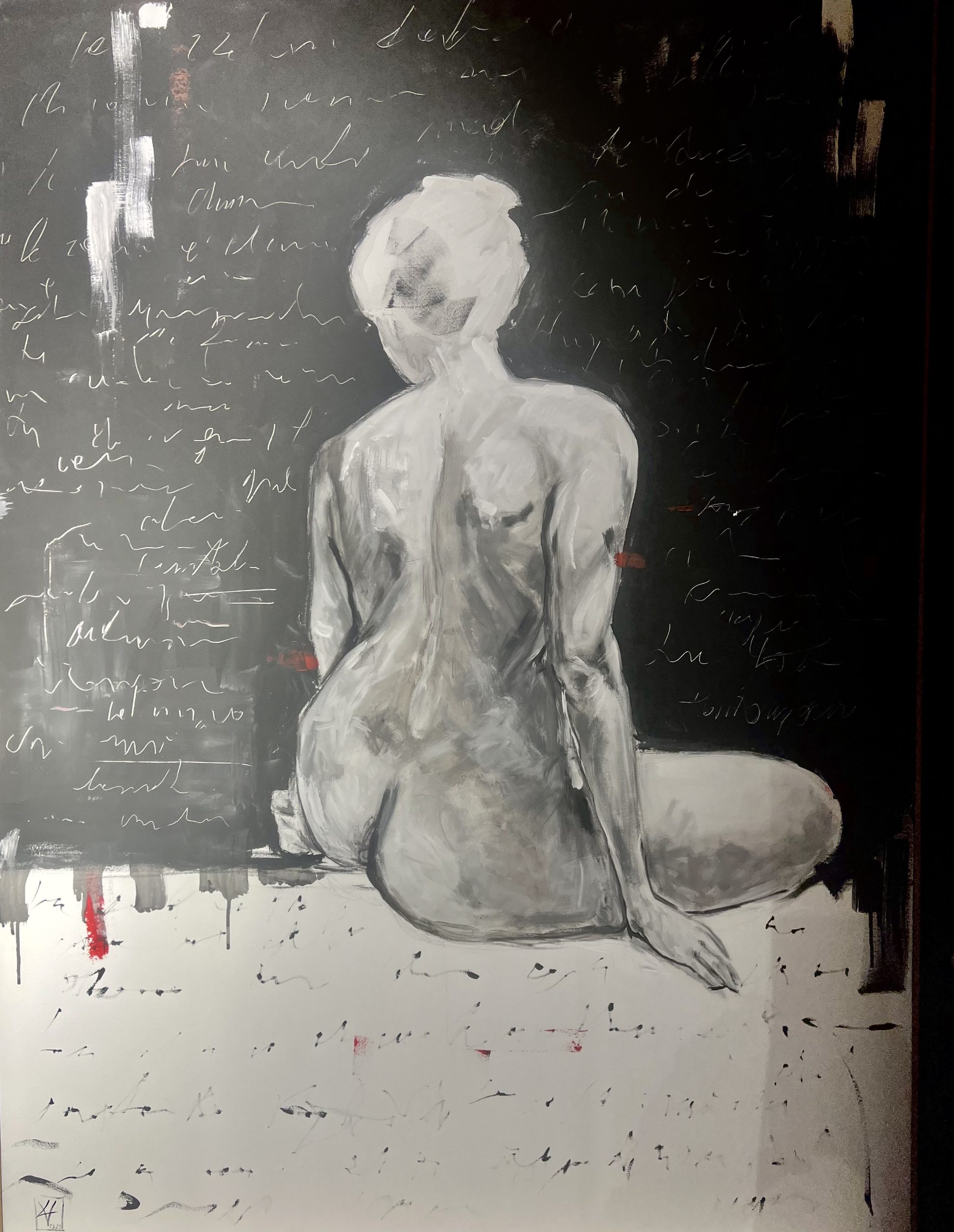 Luisa Vailati Nudo 1, Acrilico su tela, 90x120cm