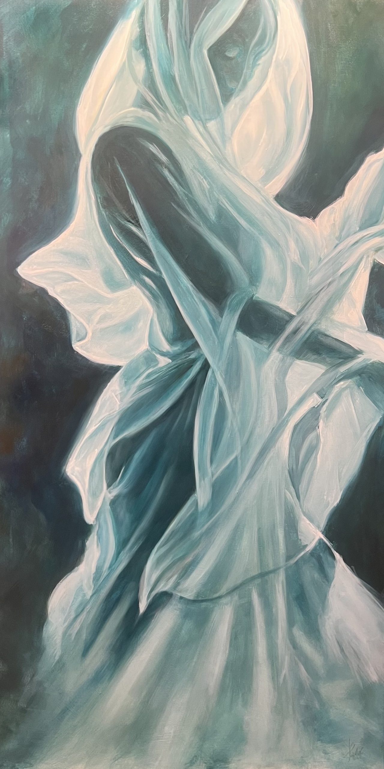 Luisa Vailati Trasparenze, Olio su tela, 60x120cm